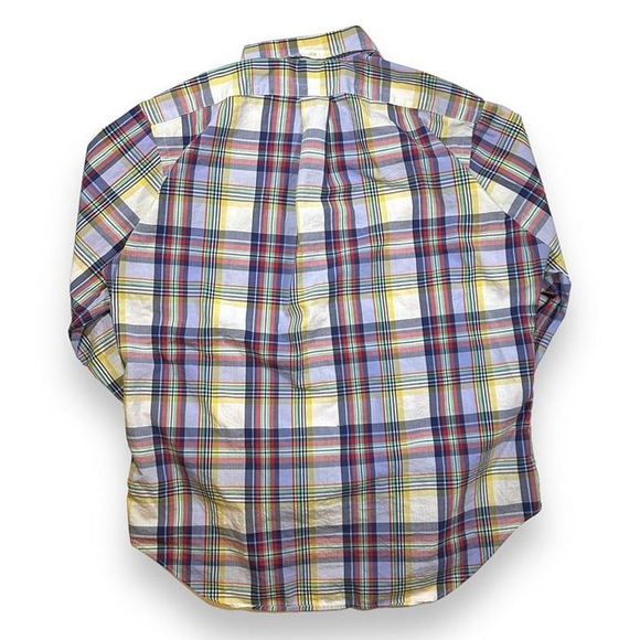 Vintage Ralph Lauren Classic Fit Plaid Button Down‎ Dress Shirt Mens Large - Picture 3 of 8